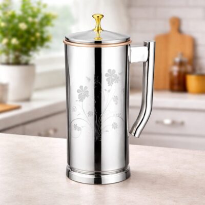 sorabh lcwj cr 1pc creta water jug (copper steel) laser