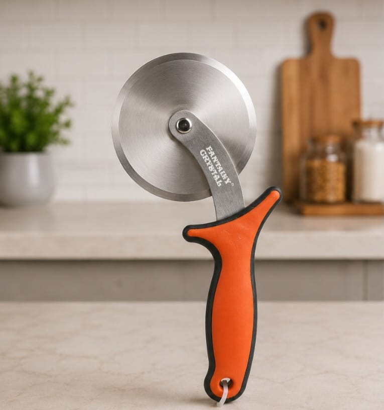 deluxe pizza cutter orange scissor deluxe pizza cutter orange scissor