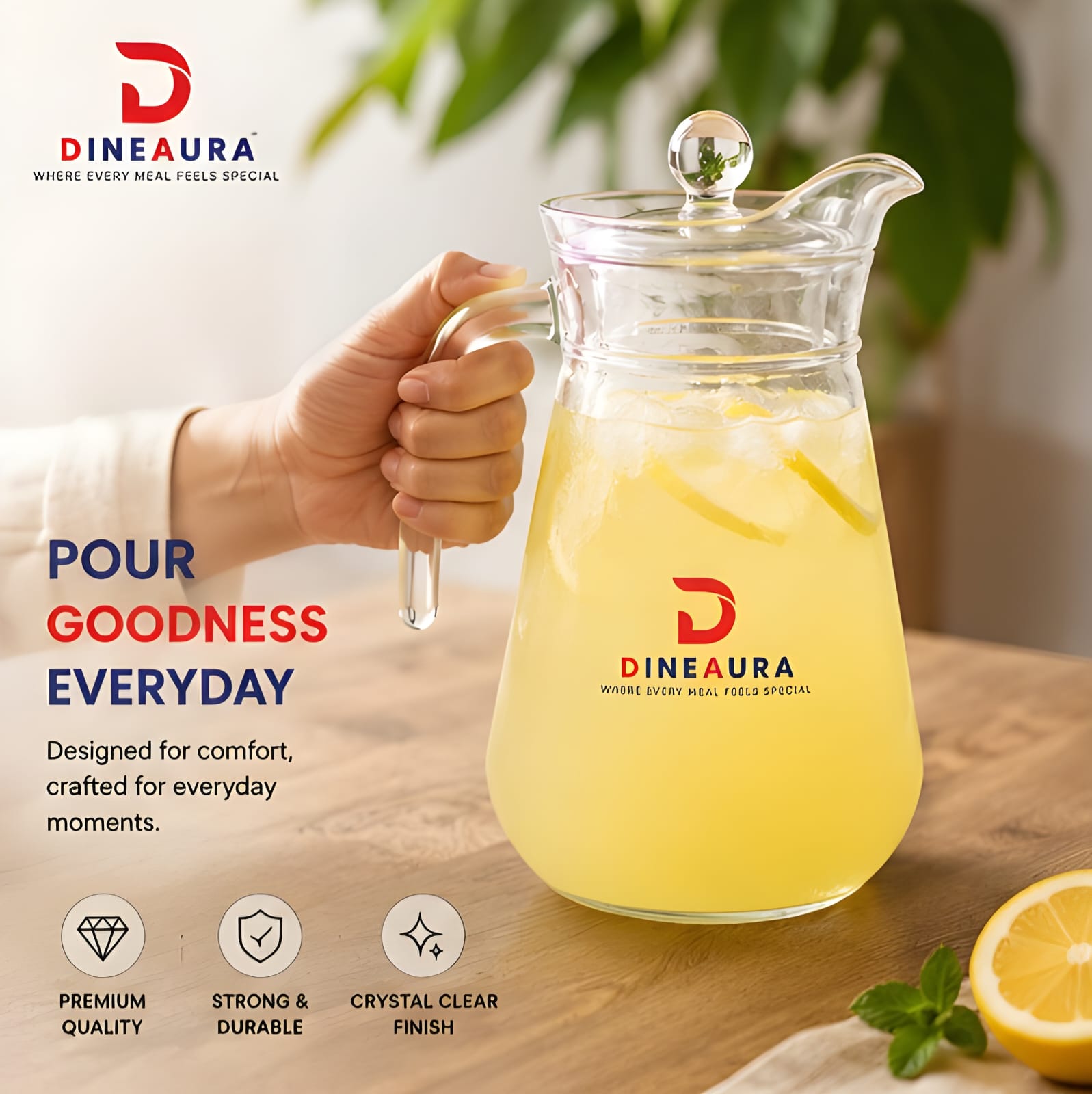 dineaura jug 1.3ltr dineaura jug 1.3ltr