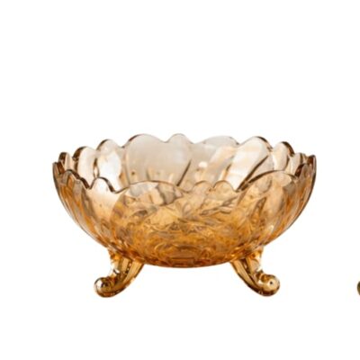 dineaura alicia amber bowl 23cm