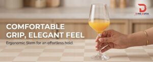 dineaura infinity white goblet