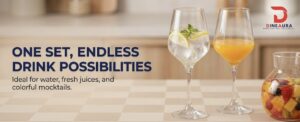 dineaura infinity white goblet