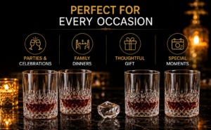 dineaura paris glass tumbler set pack of 6 (330ml each) | crystal clear drinking glasses |dishwasher safe | durable glassware for water, juice, soft drinks | home, kitchen, party use