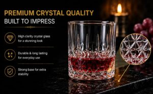 dineaura paris glass tumbler set pack of 6 (330ml each) | crystal clear drinking glasses |dishwasher safe | durable glassware for water, juice, soft drinks | home, kitchen, party use