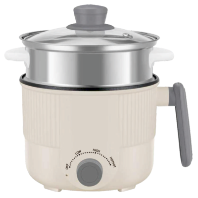 Pringle Vertex With SS Steamer Multi Purpose Kettle – 1.5L, 600W