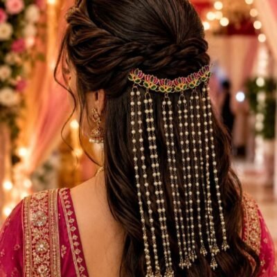 Lotus Pearl Strand Hair Drape
