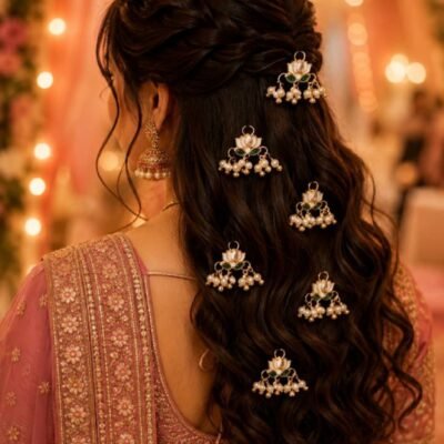 Set of Lotus Pearl Hair Pins